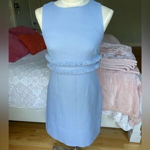 Eliza J Light Blue Tassel Dress